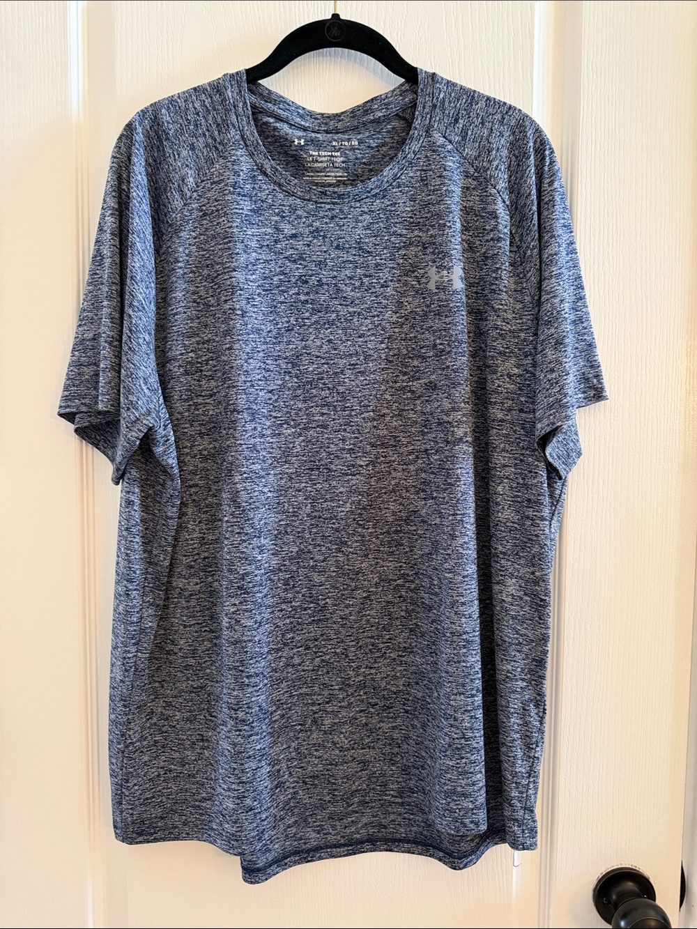 Under Armour Men's Heather Blue Performance Short Sleeve Tee